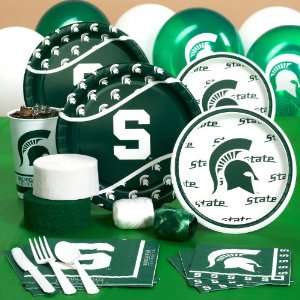 Michigan State Spartans College Deluxe Party Pack for 16 