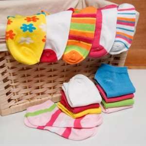  Jumbo Assortment of 12 Pairs of Childrens Socks 