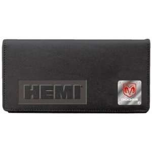 Dodge Hemi Black Leather Checkbook Cover By Motorhead 