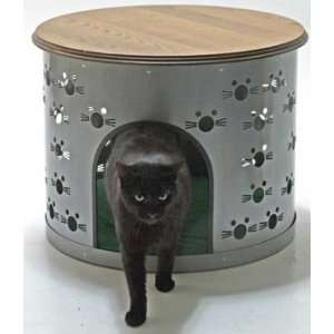 Cat Cubby with a Light OR Dark Wood Top 