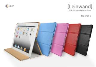 SGP iPad 2 Leather Case Leinwand Series   Vintage Brown 884828118549 