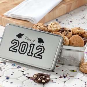 60 Nibblers®Class of 2012 Silver Tin Grocery & Gourmet Food