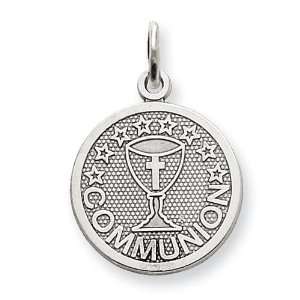  Communion Charm in 14k White Gold: Jewelry