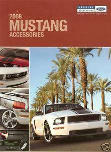 2008 Ford Mustang Acc. Cat. 08 Shelby GT500 GT/CS News  