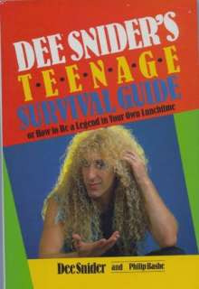   Teenage Survival Guide by Dee Snider, Knopf Doubleday Publishing Group