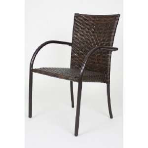  All weather Rattan Outdoor Chair with Aluminum Frame (Set 