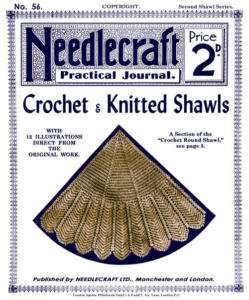 Needlecraft #56 c1906 Crochet & Knitting Shawl Patterns  
