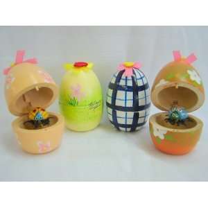  4 of Egg shape Bamboo Toys