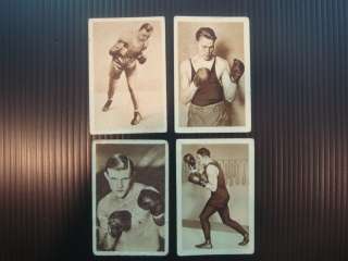 Boxing Boxer 1932 cigarette cards Jack Sharkey  
