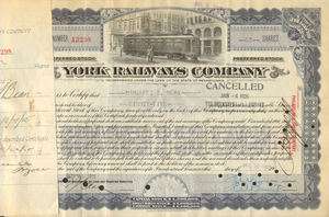   Railways Company  1926 Pennsylvania stock certificate share  