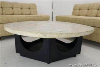 organic shape mid century modern coffee table marble