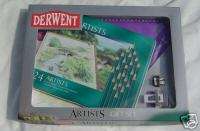 Derwent Artists 24 Colored pencil Gift Set with paper  