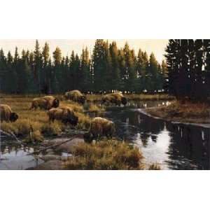  Paco Young   Yellowstone Crossing Giclee Studio Canvas 