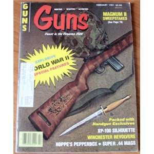  Guns Magazine February 1981 Explosive World War II 
