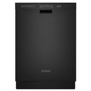   KUDE20IXBL Full Console Dishwasher   Black Energy Star Appliances