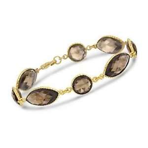  33.80 ct. t.w. Smoky Quartz Bracelet Bracelet In Vermeil Jewelry