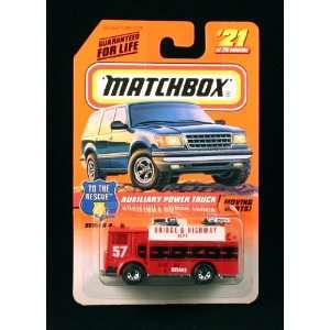   Rescue Series 4 MATCHBOX 1998 Basic Die Cast Vehicle (#21 of 75) Toys