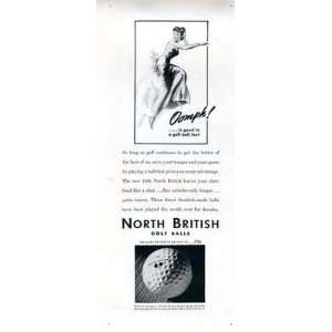  1941 North British Golf Balls Magazine Ad Scottish Made 