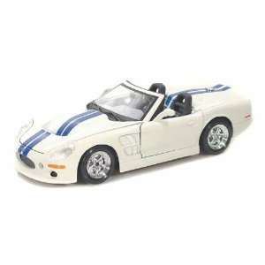  1999 Shelby Series 1 1/24 White w/Blue Stripes Toys 