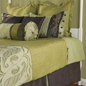  Rizzy Home  Bedding Set in Olive Green / Brown 