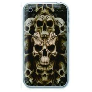  Apple Iphone 4/4g Cool Skull Picture Soft Skin Case Cell 