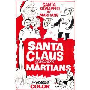  Santa Claus Conquers the Martians Movie Poster (11 x 17 