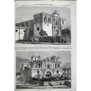  1859 Church San Francisco Antigua Guatemala Jesuits