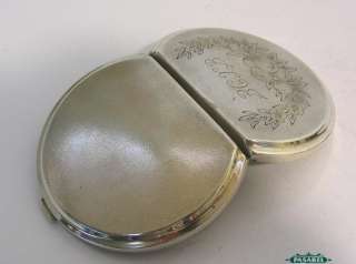 Fine Unique Russian 875 Silver Compact Powder Case Box Ca 1920  