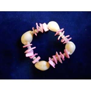  Pink Seashell Bracelet Arts, Crafts & Sewing