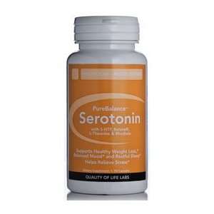  Quality of Life Pure Balance Serotonin   90 Capsules, 3 