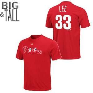  Philadelphia Phillies Cliff Lee BIG & TALL Player Name & Number 