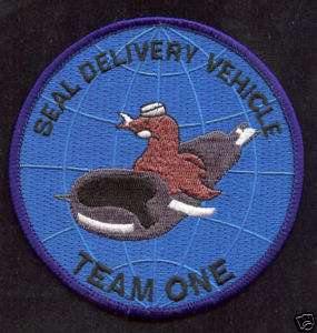 XL US NAVY SEAL TEAM SEAL DELIVERY VEHICLE PATCH SDVT1  