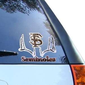  NCAA Florida State Seminoles (FSU) 6 Camo Deer Car Decal 