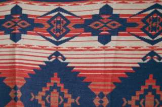   Beacon Style Cotton Antique Camp Trade Blanket ~NICE Indian Design