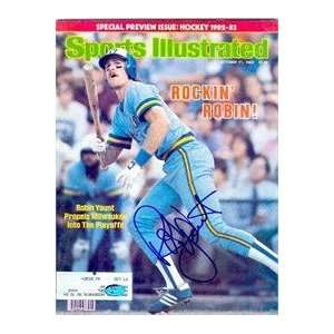  Robin Yount autographed Sports Illustrated Magazine 
