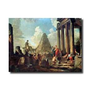   Bc The Great Before The Tomb Of Achilles Giclee Print