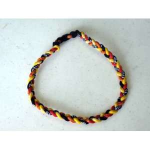  20 Energy Necklace in Black / Red / Yellow Color Arts 