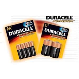  Duracell MN1500B4 4 Pack of AA Duracell Batteries 