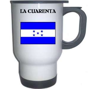  Honduras   LA CUARENTA White Stainless Steel Mug 