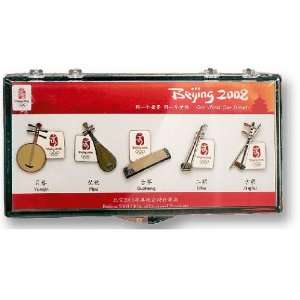 Beijing 2008 Olympics Chinese Instrument Pin Set  Sports 
