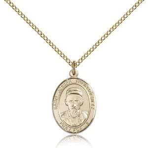  Gold Filled St. Saint Joseph Freinademetz Medal Pendant 3 