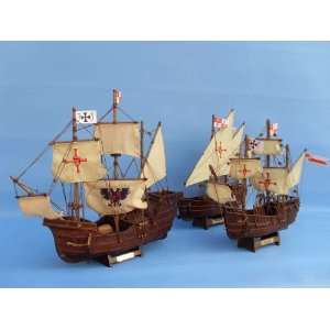 Buy Santa Maria, Nina & Pinta Set   Famous Historic Sailboats   Model 