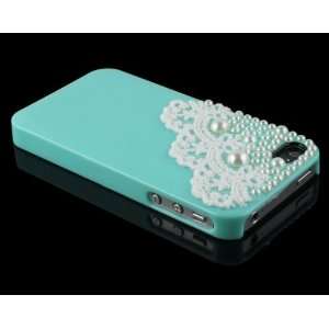  Lace Green Cute Case Cover for Iphone 4 4g 4s: Cell Phones 