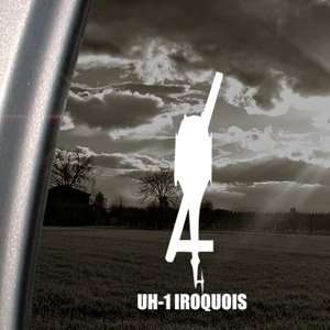  UH 1 IROQUOIS Decal Military Soldier Window Sticker 