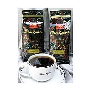  Kopi Luwak Whole Bean Coffee Bags Medium Roast (Pack of 2 