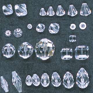   CRYSTAL BEADS DROPS PENDANTS Pear, Squash, Drop, Cube, Rondel and more
