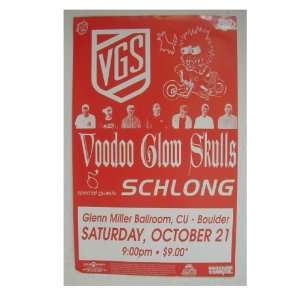  The Voodoo Glow Skulls and Schlong Handbill Poster Denver 