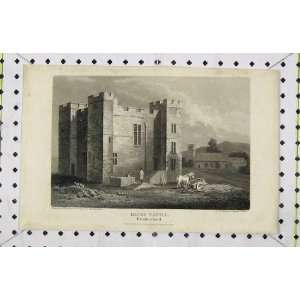  1802 View Dacre Castle Cumberland Engraving Storer: Home 