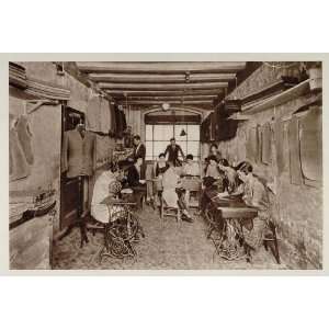   Tailor Sewing Machine Barcelona   Original Photogravure Home