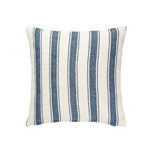 Dash and Albert Blue Awning Stripe Decorative Pillow: Home 